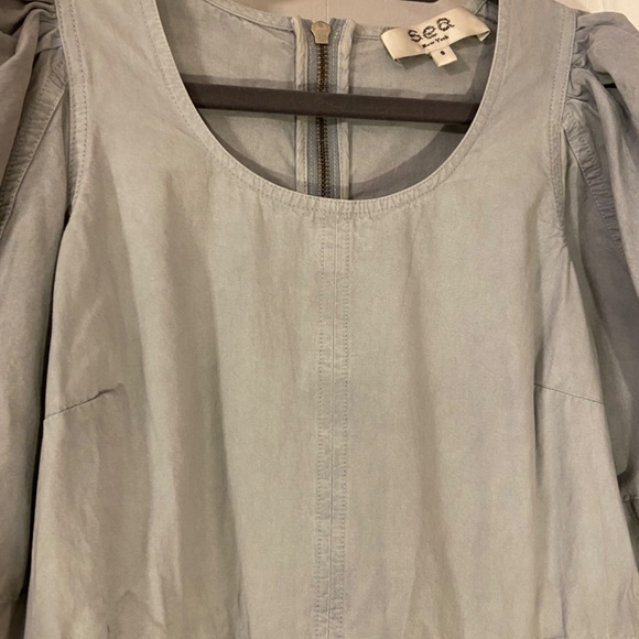 SEA NY Cara Dress in color Sky Size Small - Picture 4 of 9